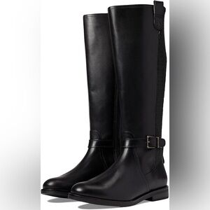 Cole Haan womens Boot - Clive Stretch Tall Black Leather 6B